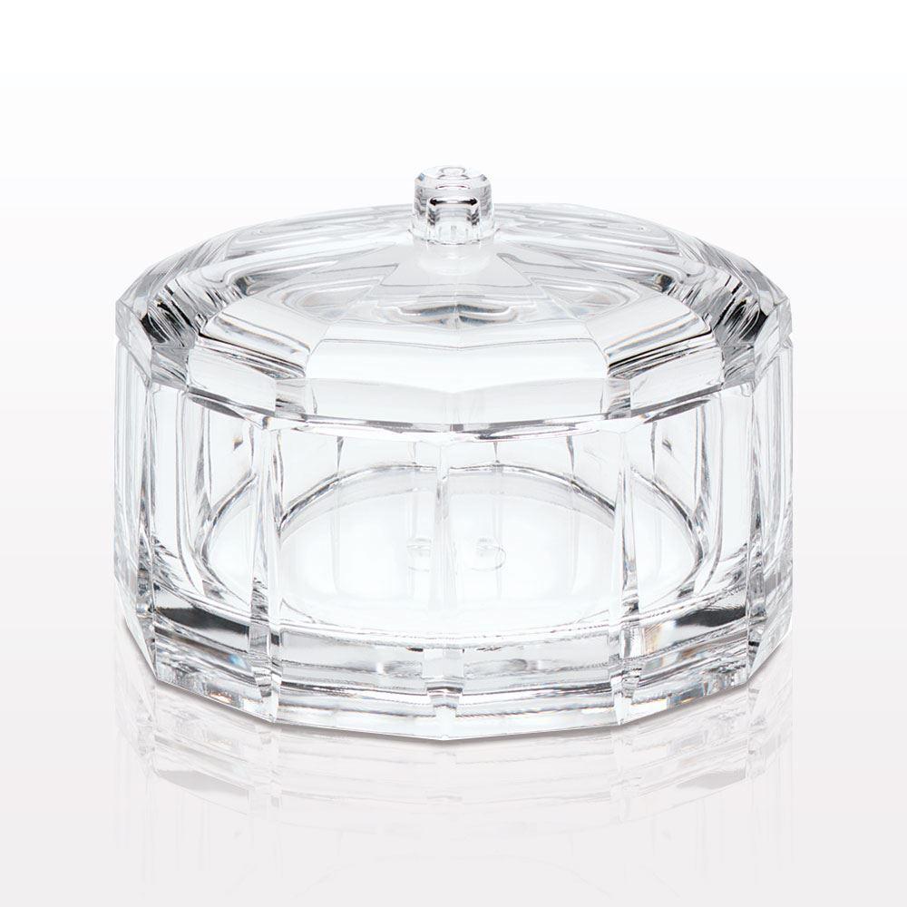 Round Container with Lid, Clear