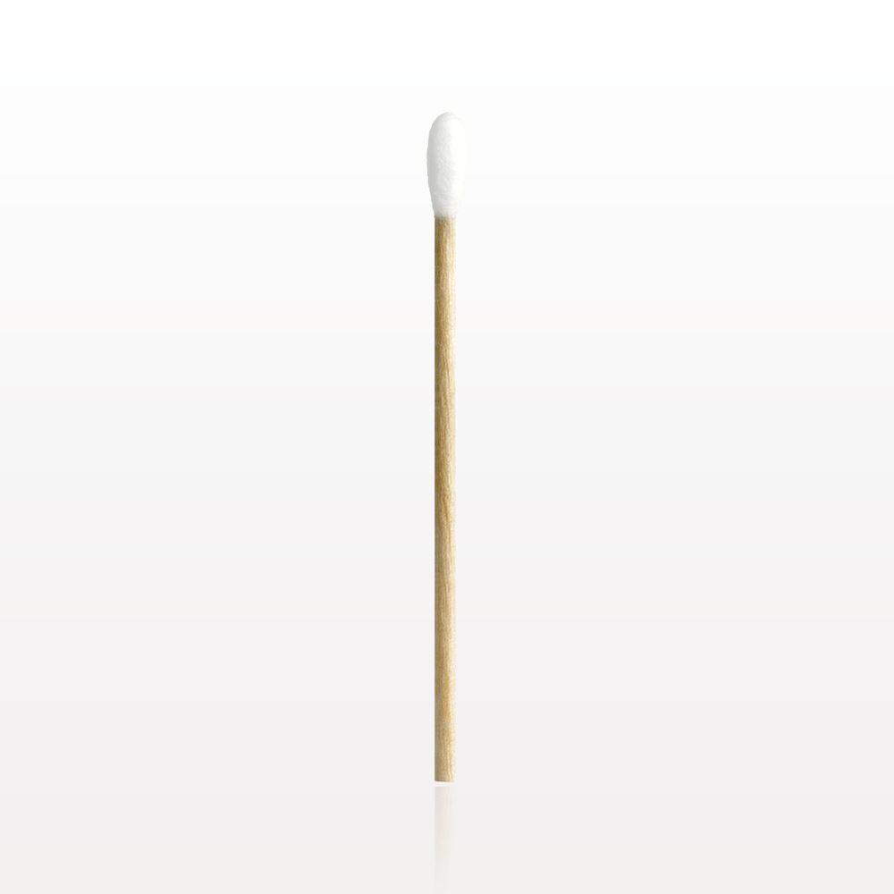 Single Ended Round Tip Swab With Wood Handle