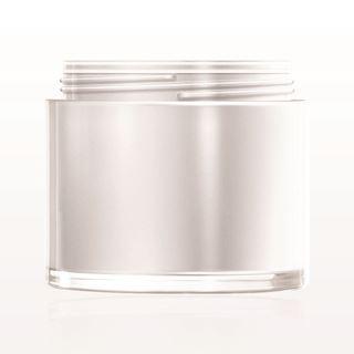 Airless Jar, Pearl and Clear