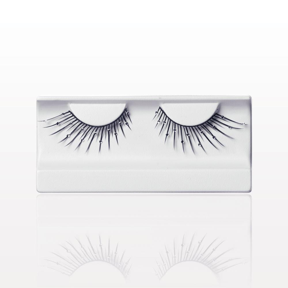 False Eyelashes with Rhinestones, Black