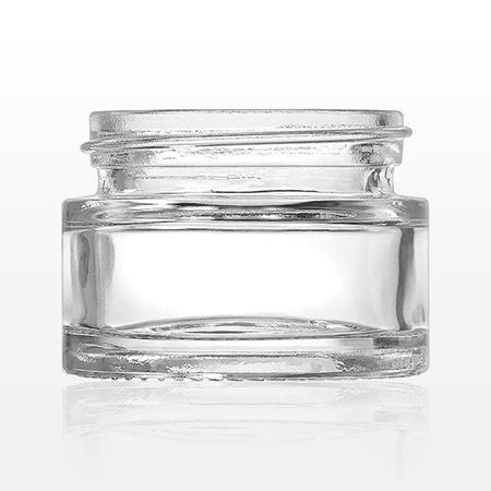 Thick Walled Glass Jar, Clear