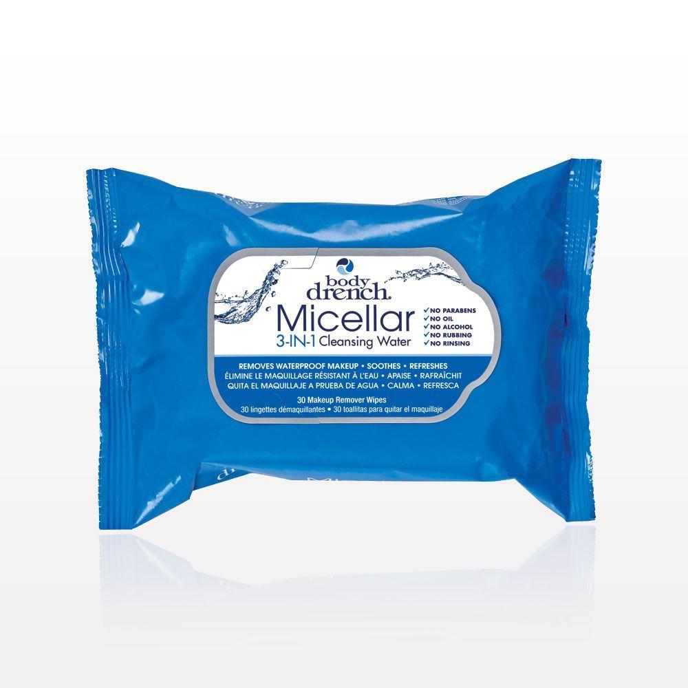 Body Drench  3-IN-1 Micellar Cleansing Water Wipes