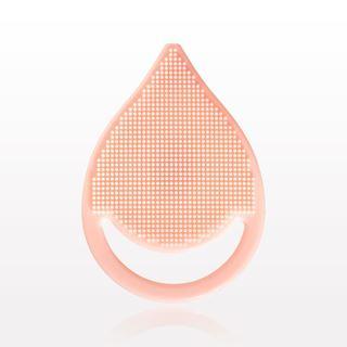 Teardrop Silicone Facial Cleansing Pad, Peach