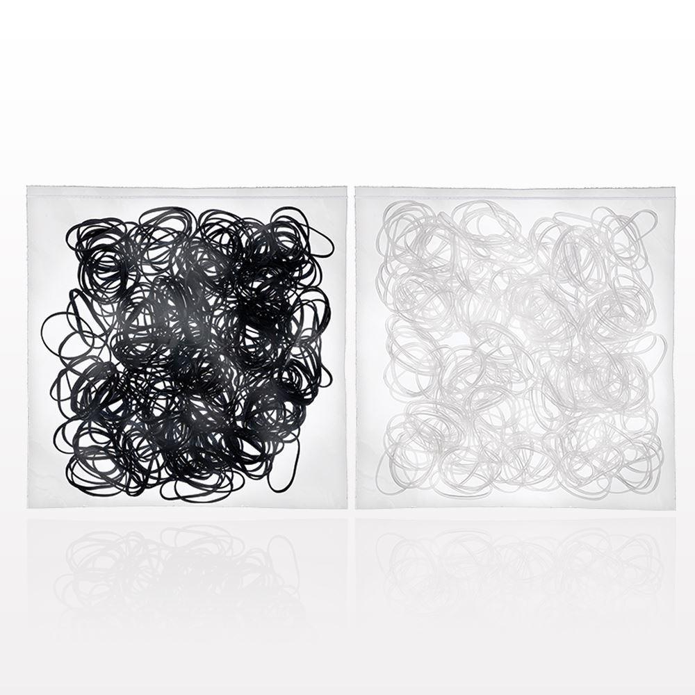 Rubber Hair Bands, Black