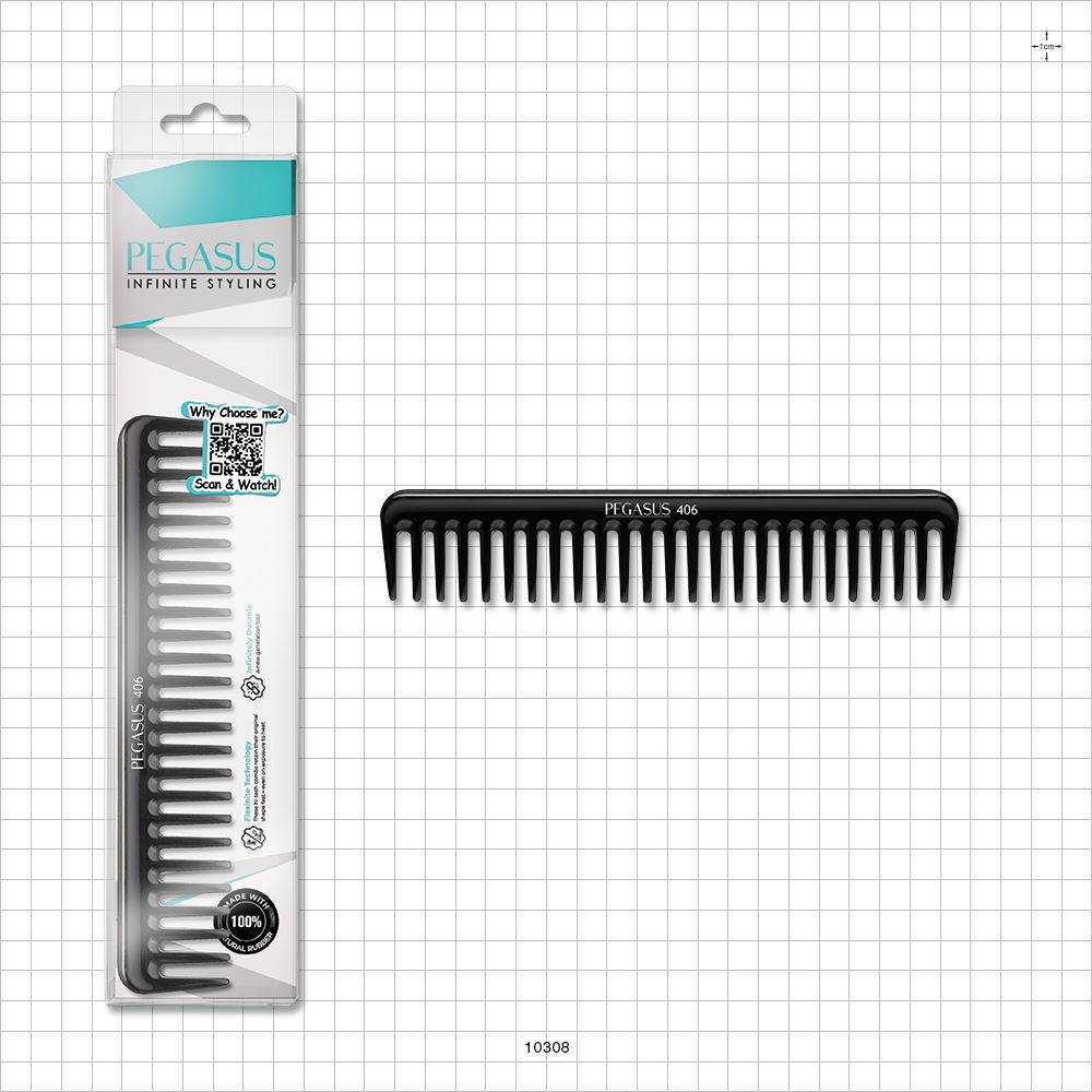 Pegasus Wide Tooth Styling Comb 406