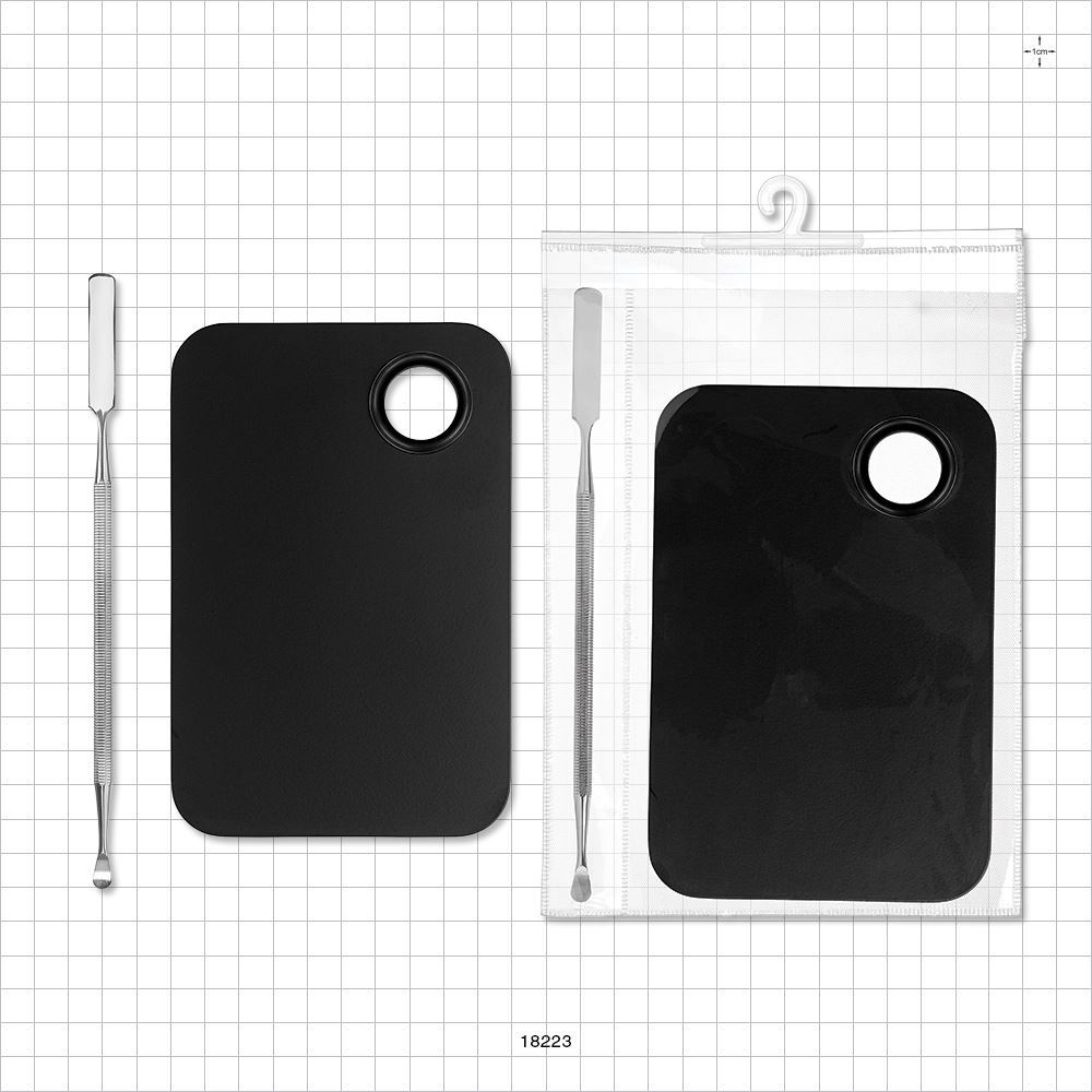 Large Rectangular Mixing Palette and Spatula Value Set