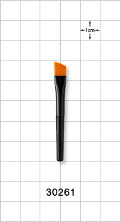 Mini Angled Eyeliner/Eyebrow Brush, 25/bag