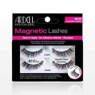 Ardell  Professional Magnetic Lashes, Double Demi Wispies, Black