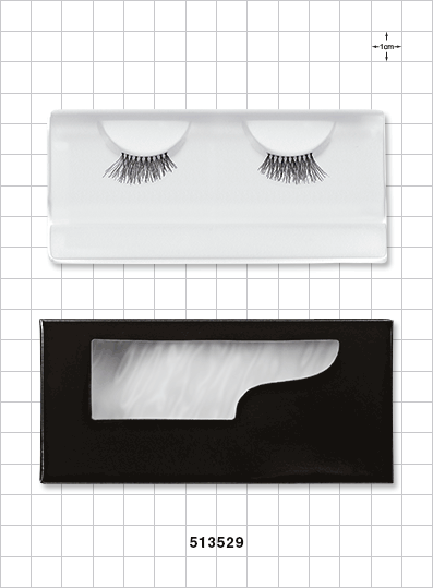 Natural Corner False Eyelashes, Black