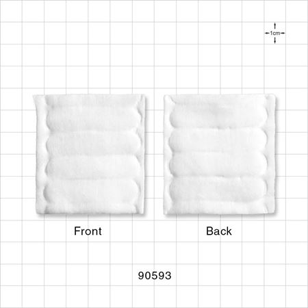 Textured Rectangular Cotton Pad