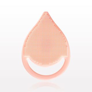 Teardrop Silicone Facial Cleansing Pad, Peach