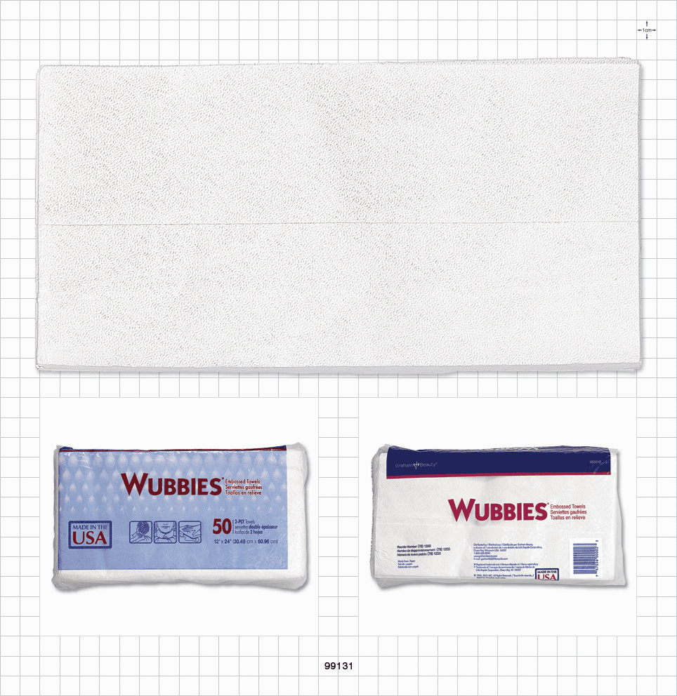 Graham Beauty  Wubbies  Embossed Towels