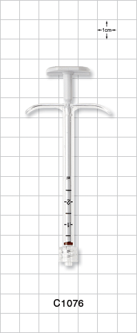 Medallion  Syringe, Male Luer Lock,  White