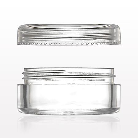 Sampling Jar with Threaded Cap, Clear