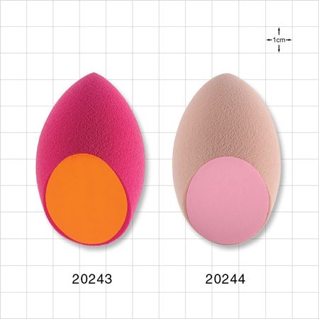 Dual Textured Blending Sponge, Pink/Orange