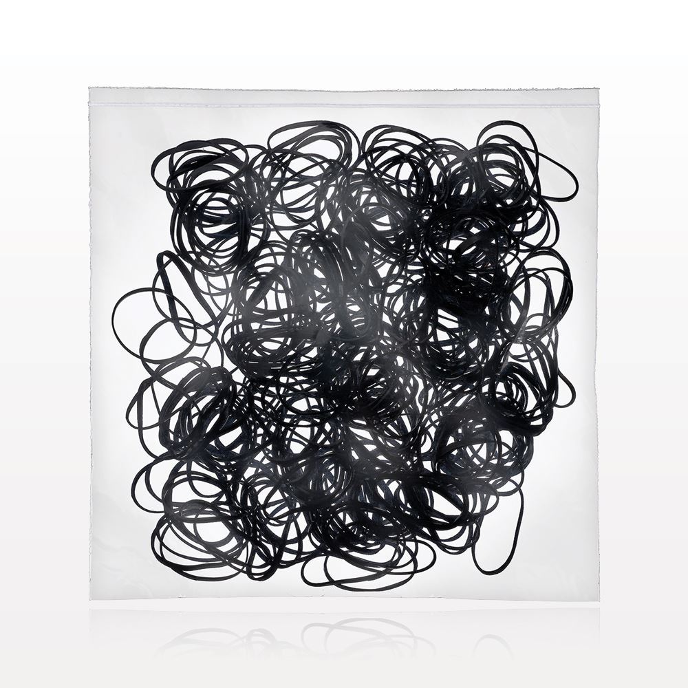 Rubber Hair Bands, Black